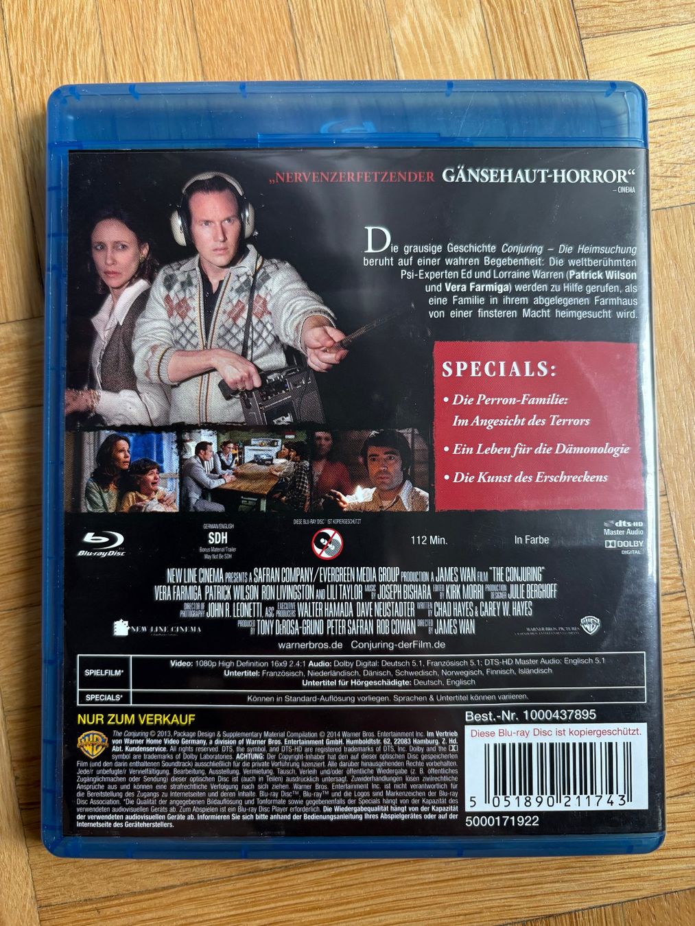 Tutti i DVDs: The Conjuring - Die Heimsuchung - Blu-ray – Nuovo (secondo la descrizione) da Zürich venduto da Malcom 2