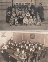 Schulklasse in Zürich 2 Karten gel.nach Schaffhausen 1919&22