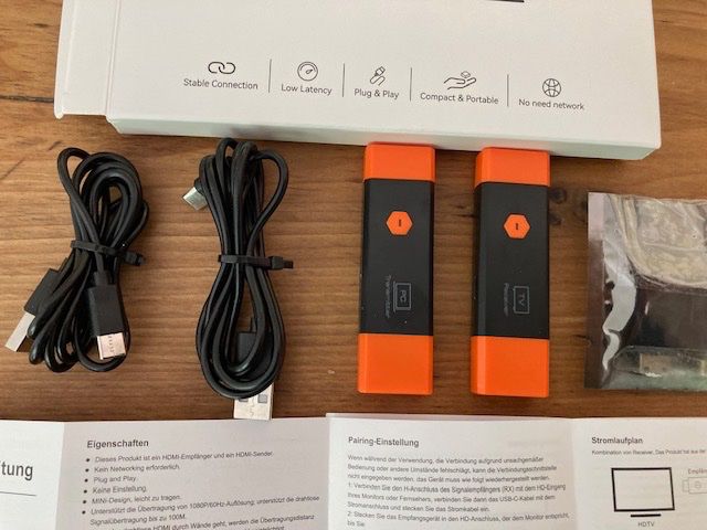 Laufwerke & Adapter: Kabelloser Bild und Ton Transmitter – Neu und originalverpackt aus Wängi von Carlson1222