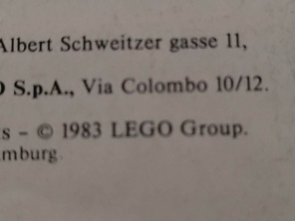 Catalogue prospectus Lego de 1983 ! 2