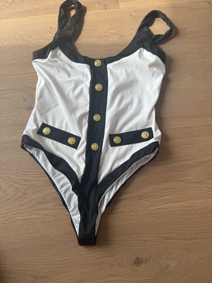 Costumi da bagno & Bikini: Badeanzug Caroline Constas Grösse M schwarz weiss – Nuovo (secondo la descrizione) da Meilen venduto da Dievondort