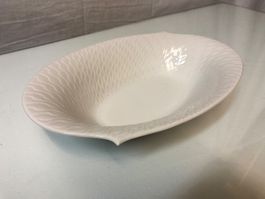 Meissen Porzellan Schale oval, Wellenspiel Länge 28cm