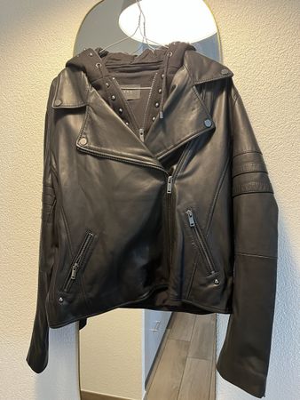 Blouson IKKS en cuir t.XL
