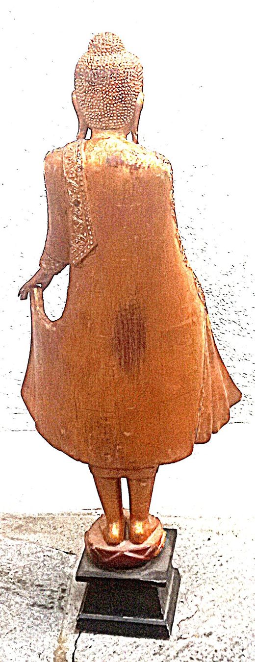 Sculture & Statue: Buddha Statue aus Holz alt 100cm hoch – Usato da Baar venduto da 2cvbaar 4