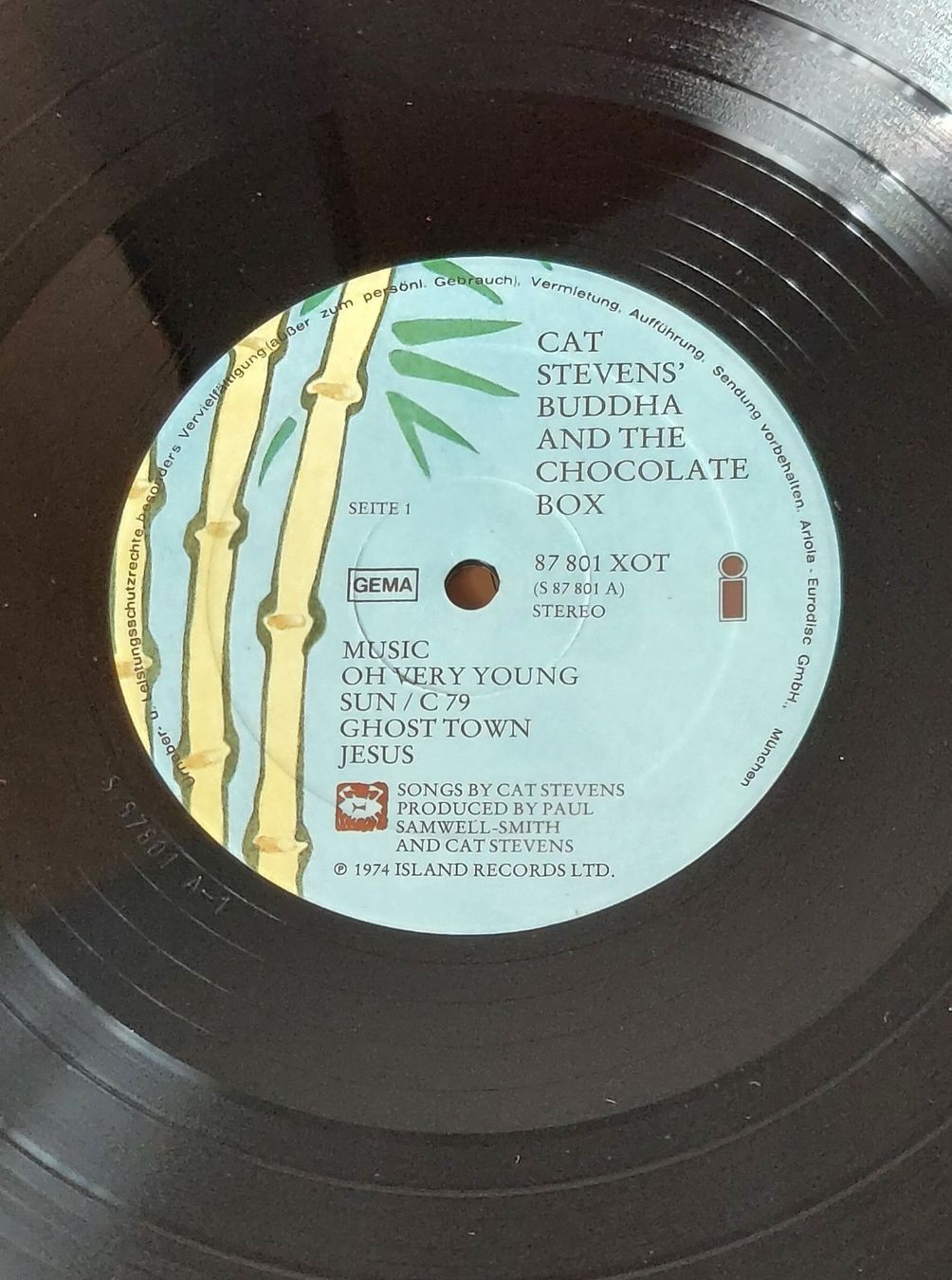 Dischi in vinile: LP - CAT STEVENS - BUDDHA AND THE CHOCOLATE BOX – Usato da Steckborn venduto da Quo7 2
