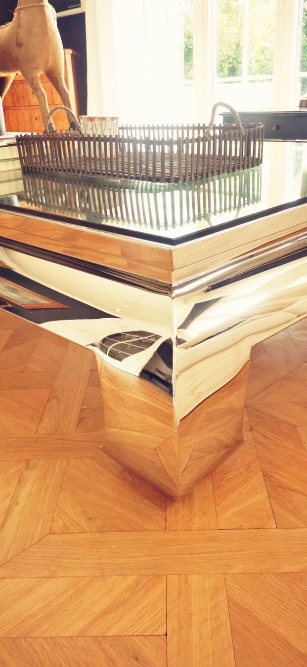 Tables: Chrome-Couchtisch – D'occasion à Wiliberg par luxurylifestyle 3
