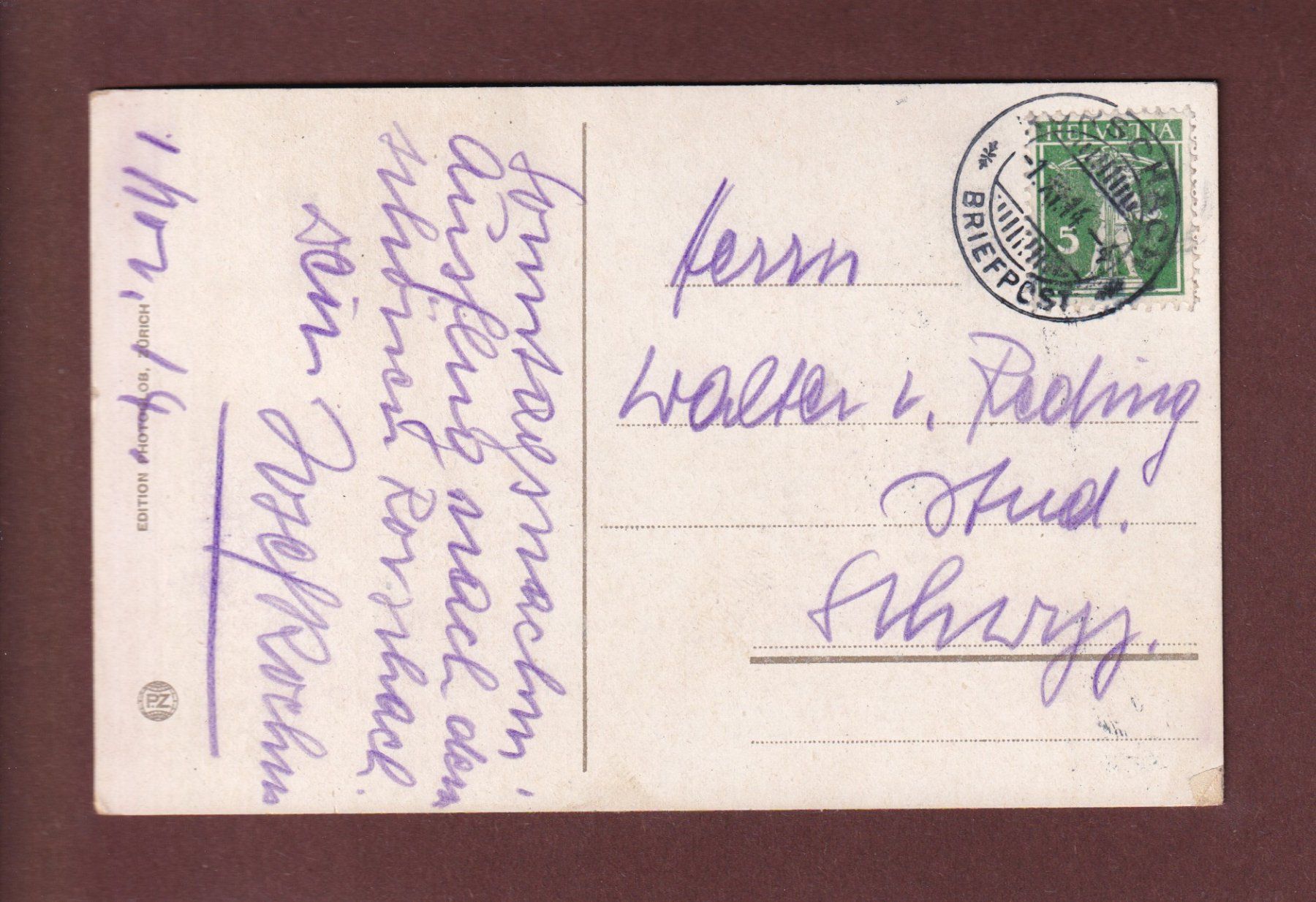 Cartes postales: RORSCHACH - St. Annaschloss - 1914 – D'occasion à Pully par nicecards-shop 1