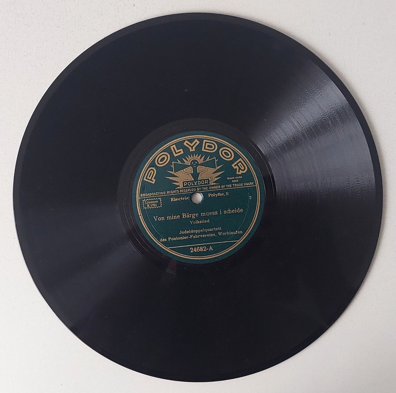 Dischi in vinile: Schellackplatte Jodeldoppelquartett – Usato da Uitikon Waldegg venduto da Boots15 5