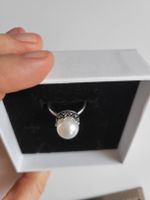 💍 Bague élégante avec perle naturelle blanche – Taille 56