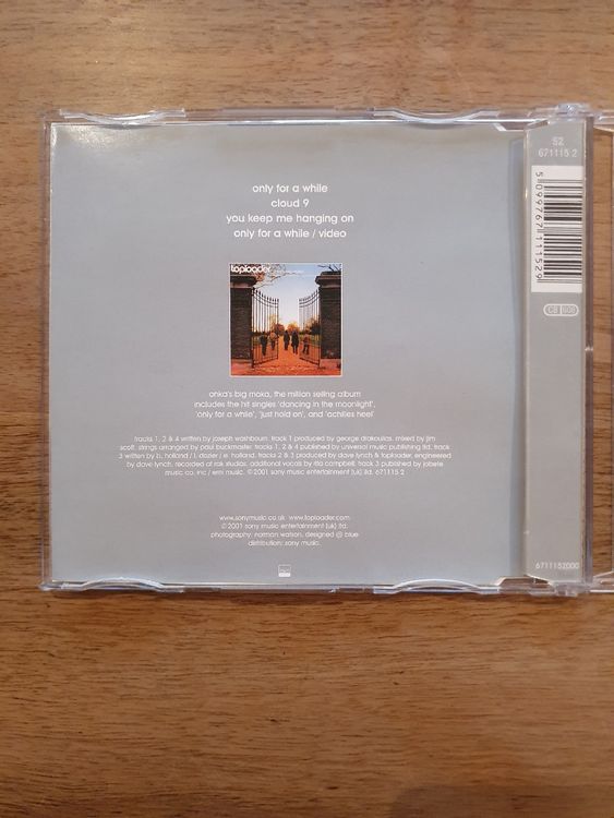 Toploader Only for a While CD Single Britpop Klassiker (Gebraucht