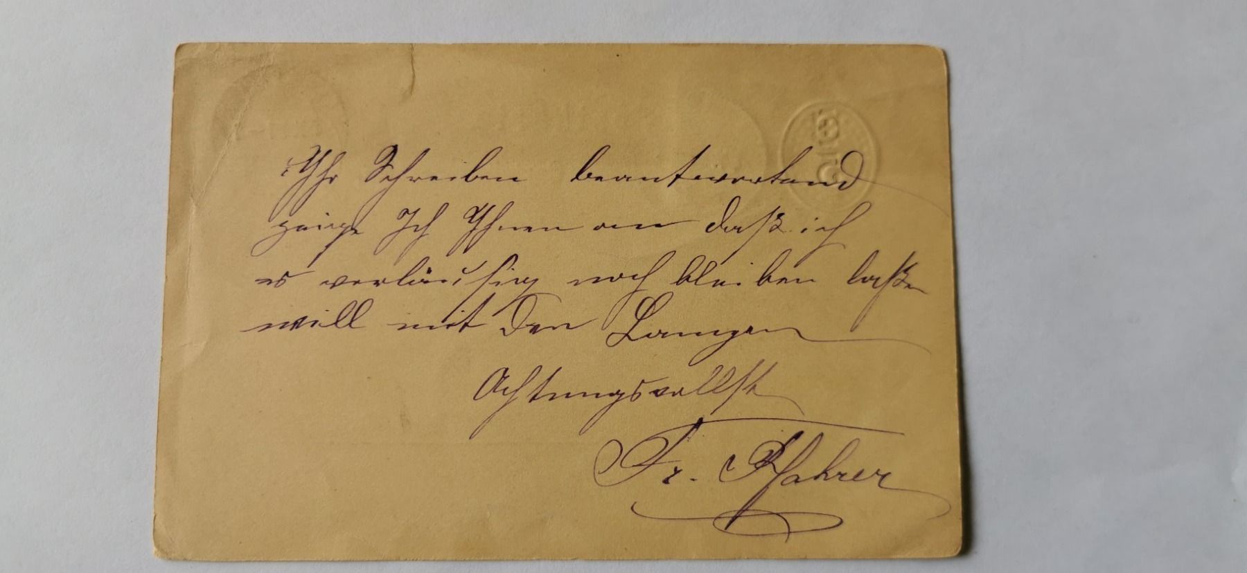Alle Briefmarken: Postkarte 1881 – Gebraucht aus Aadorf von Chnorli-Furz 2