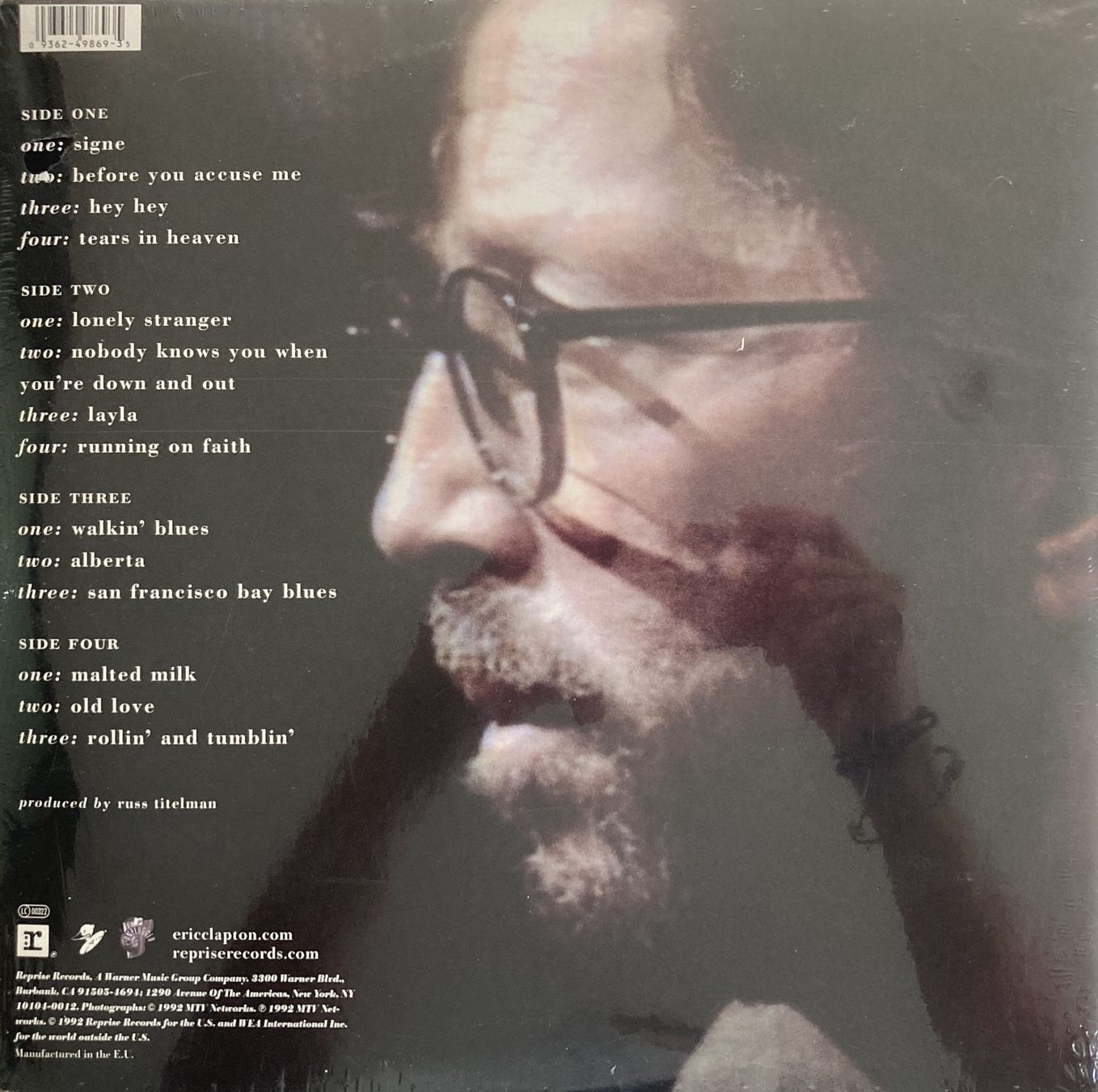 Vinyles: ERIC CLAPTON - UNPLUGGED – Neuf avec emballage d'origine à Bottens par hotter-than-hell 1