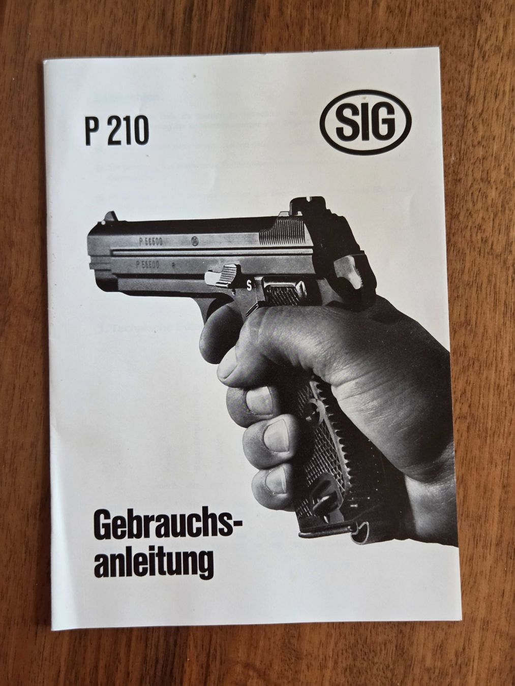 Armée suisse Armes blanches: Prospectus original Sig P 210 – D'occasion à Choëx par Solmo51