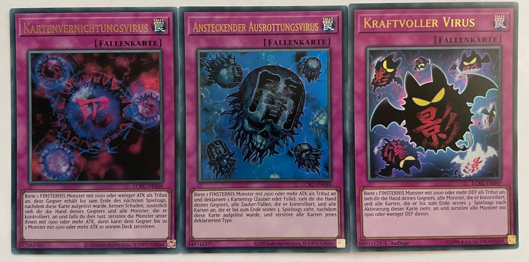 Yugioh Carte collezionabili: YuGiOh Seltenes Virus Set – Nuovo (secondo la descrizione) da Altstätten SG venduto da ChangeMaker 1