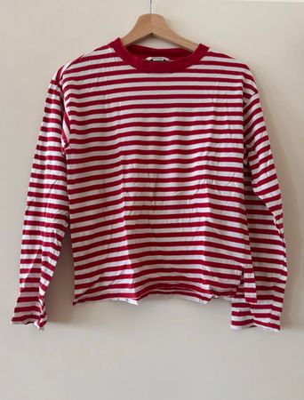 T-shirt longsleeve à rayures Monki taille XXS bon état
