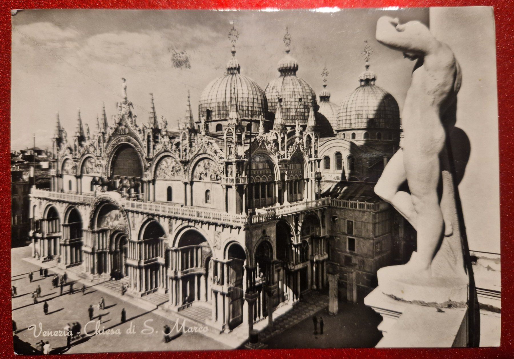 Cartoline postali: Venedig, Kirche San Marco 1951. – Usato da Melchnau venduto da Fishel
