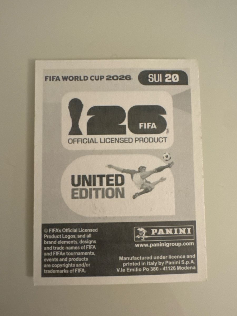 Panini Carte collezionabili: Panini 2026 Zeki Amdouni SUI20 – Nuovo (secondo la descrizione) da Bern venduto da akl_sy9s 1