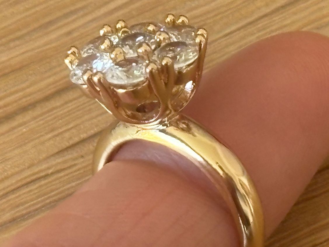 Ringe: Luxus Elegante Gr: 16/6 Ring Gold Farbe – Neu (gemäss Beschreibung) aus Biel-Bienne von Roserosse13 5