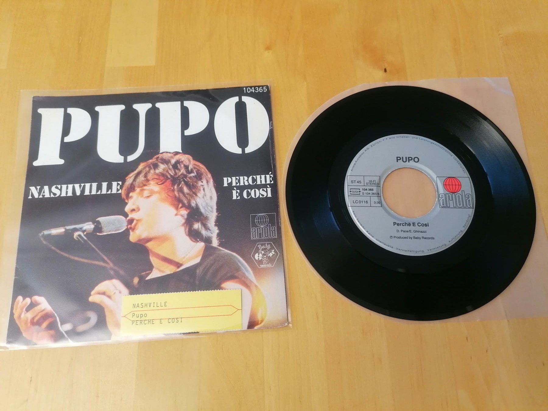 Schallplatten: Pupo – Nashville – Gebraucht aus Emmenbrücke von lamorak 1