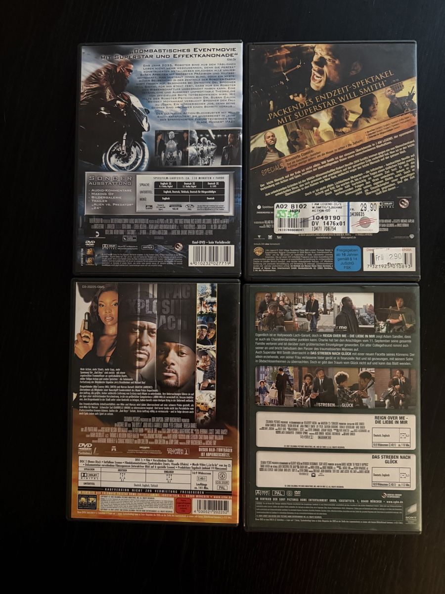 Tous les DVDs: Will Smith Filmen guter Zustand – D'occasion à Lausen par EisAmStiel94 1