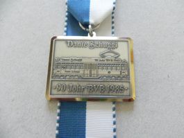 Medaille Bahn Dante Schuggi Tram Stadt Basel SWC / BVB 1985
