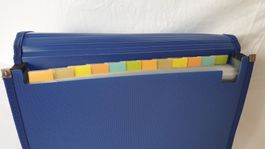 Dokumenten/Fächermappe Blau