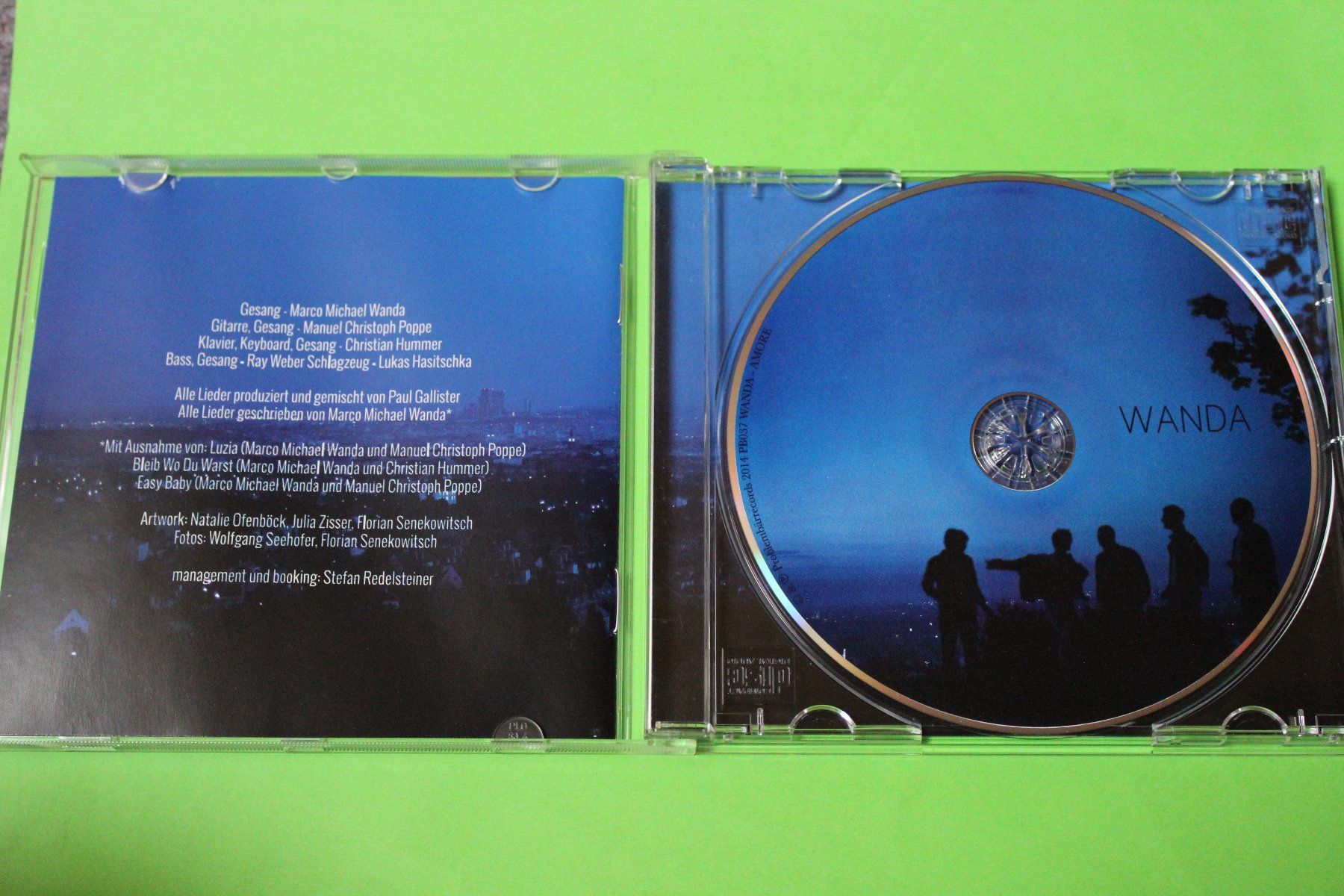 CD: WANDA - AMORE (Austro-Pop "Bologna") CD 2014 – Usato da Tübach venduto da JamesStone 3