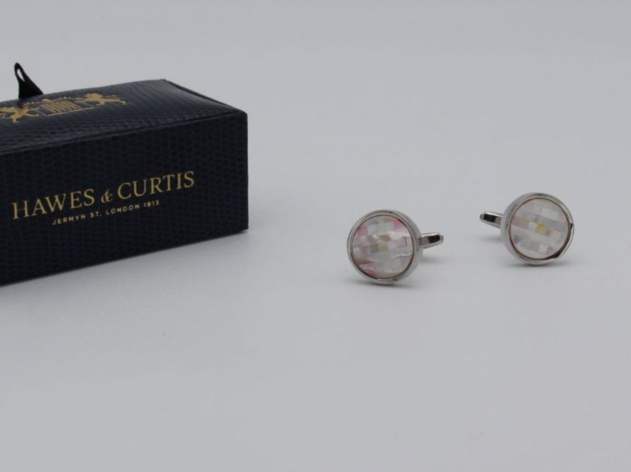 Gemelli: **NEU** Manschettenknöpfe aus Rhodium & Perlmutt – Nuovo e nell'imballaggio originale da Luzern venduto da jul_bn7b 3