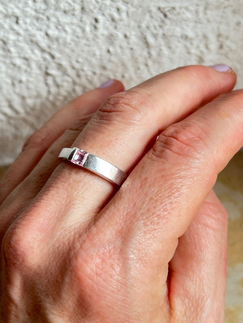 Bagues: Silberring ROSA STEIN – D'occasion à Laufen par Bellavitaboom 1