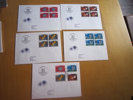GA 1982 FDC Serie und 4er OMPI