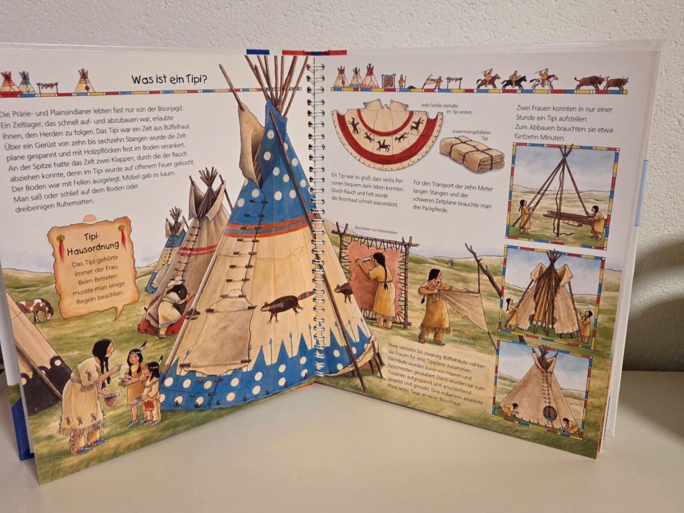 Libri: Buch Bei den Indianern – Nuovo (secondo la descrizione) da Tuggen venduto da animal05 2