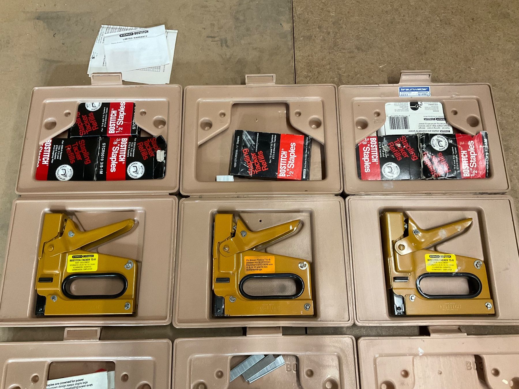 Tutti gli attrezzi: 501 Posten Bostitch Tacker-Set (6Stk) – Usato da Derendingen venduto da Meisterstuecke 1