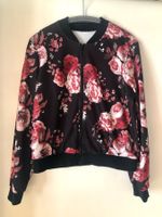 Bomberjacke: Frühlingsjacke, Blumen, Damen S