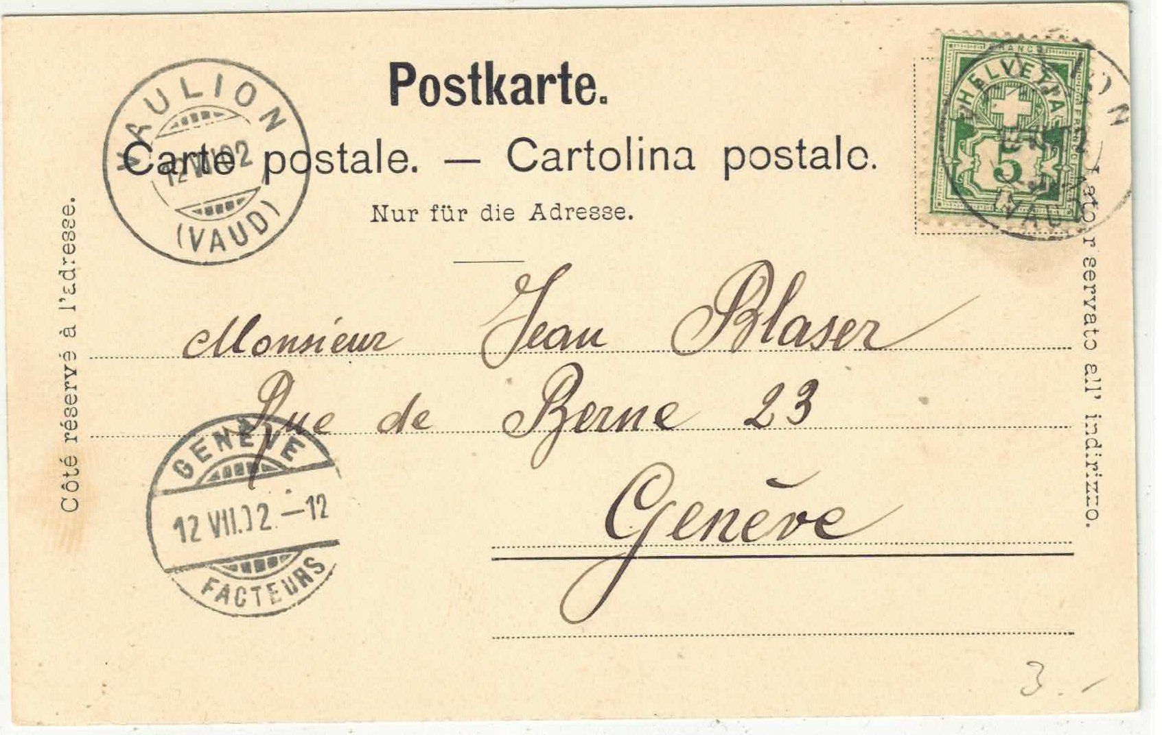 Cartes postales: Vaulion  - Vue generale – D'occasion à Ettingen par Kartenplanet 1