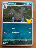 Pokemon Zweilous Holo 30 Jahre (Versand gratis)
