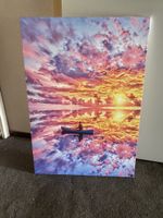 Modernes Wandbild Sonnenuntergang 🌅 – Leinwand / XXL Deko B