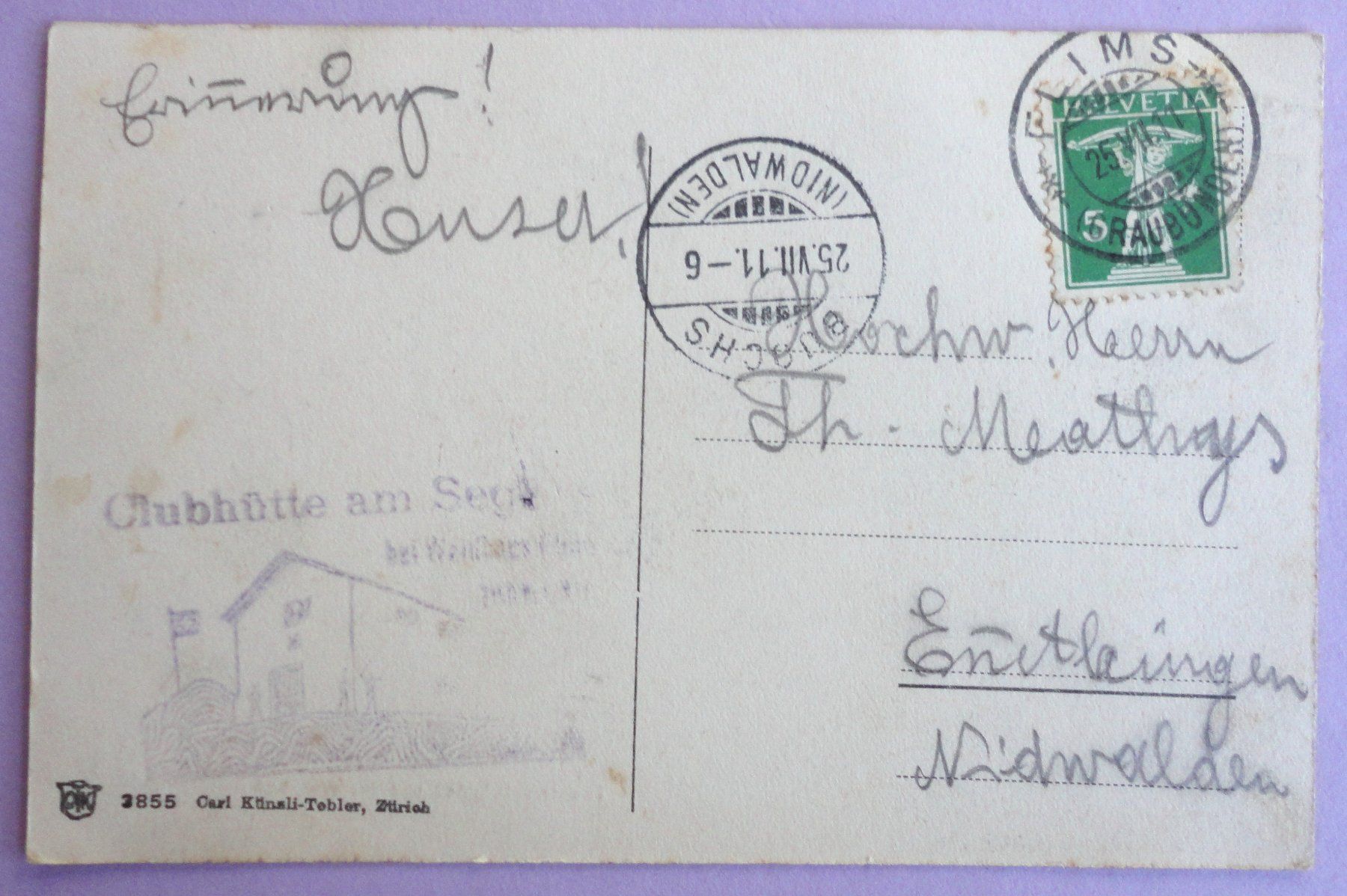 Cartes postales: Tschingelhörner mit Martinsloch – Défectueux à Fétigny par Billy2miny 1