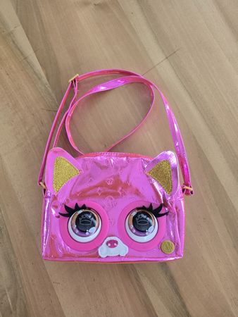 Kinderhandtasche Katze mit Soundfunktion „Hello“, neuwertig 
