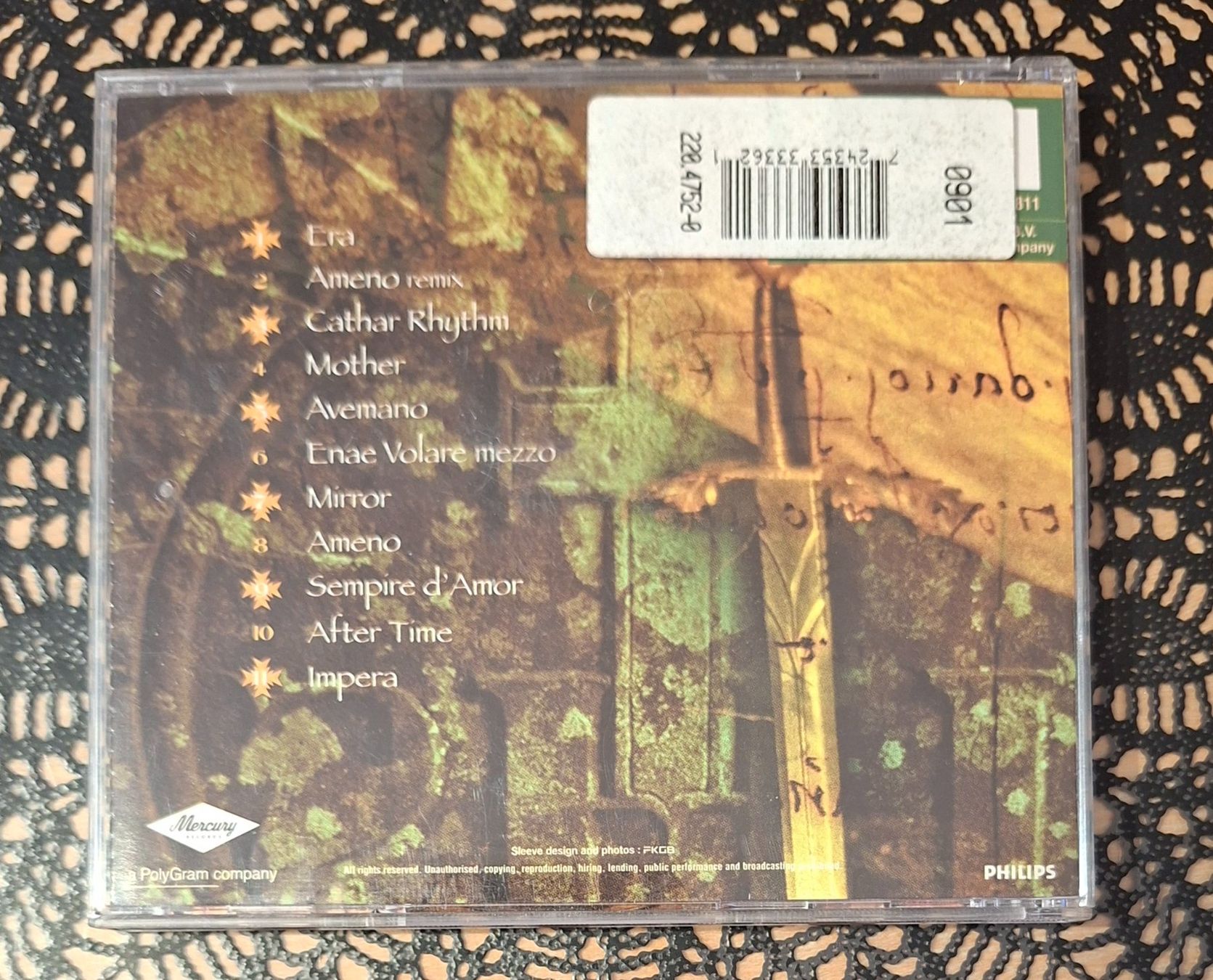 CD: Era - Era 1, DE Klassik Pop CD Album 2002 – Usato da Schönenberg TG venduto da breiti12 1