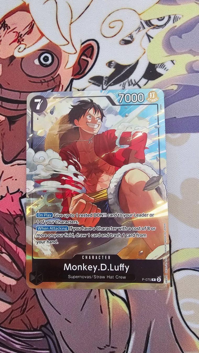 Bandai Carte collezionabili: Monkey.D.Luffy P-075 PROMO (EN) – Usato da Winterthur venduto da Gexar