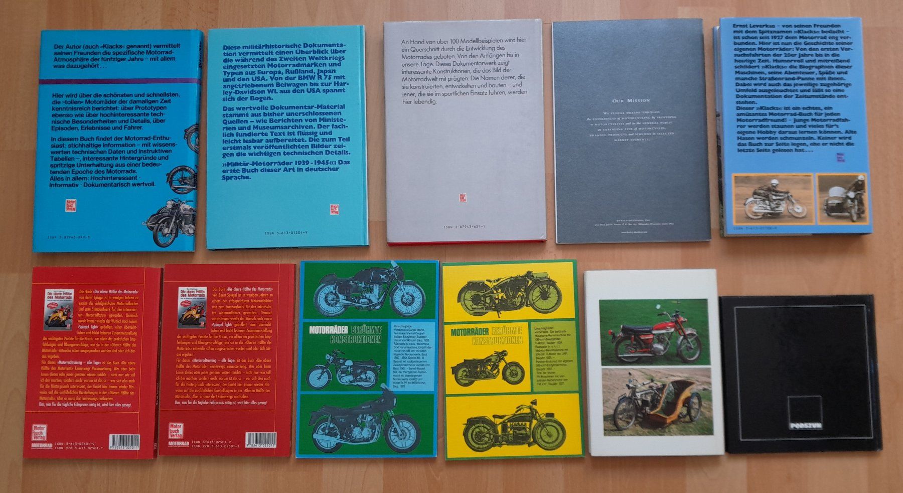 Libri: 11 Motorradbücher – Usato da Liesberg venduto da Ragged 1