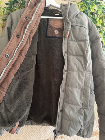 Naketano Winterjacke gefüttert grün Grösse S gebraucht