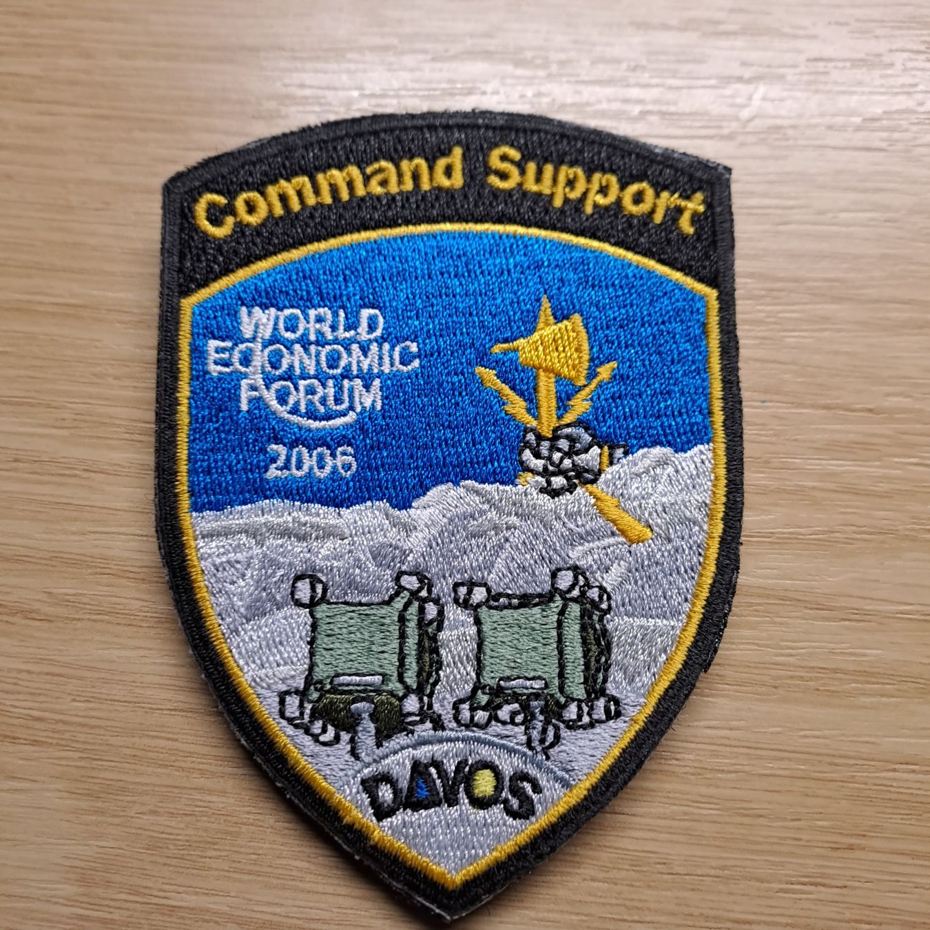 Schweizer Armee Plaketten & Abzeichen: Command Support WEF 2006 Davos – Neu (gemäss Beschreibung) aus Gipf-Oberfrick von Mig_29