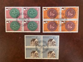 1981 Stanser Verkommnis 4erblock ET-Stempel