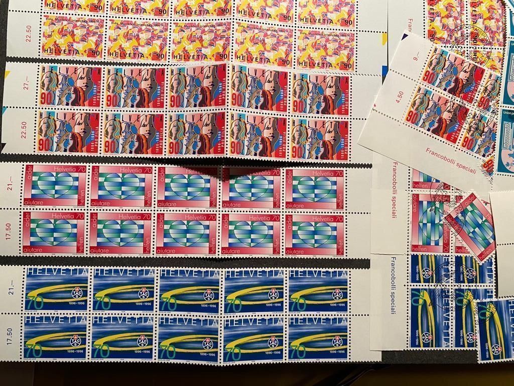 Alle Briefmarken: Los 70 Pro Patria komplett 1995 Marken – Neu (gemäss Beschreibung) aus Niederweningen von rimicanardo 1