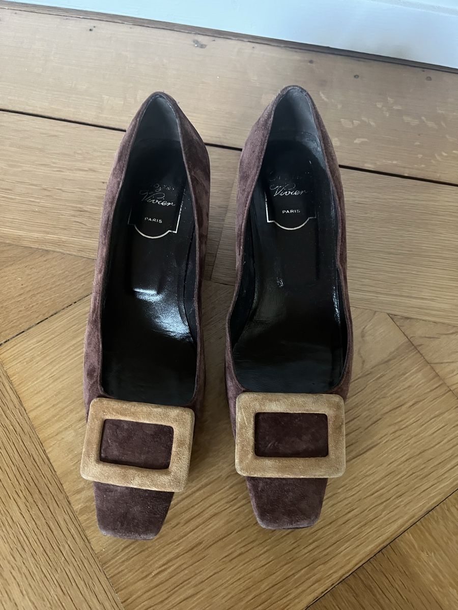 Scarpe da donna: Roger Vivier Suede Ballerinas 38 – Usato da Zürich venduto da StudioCardin