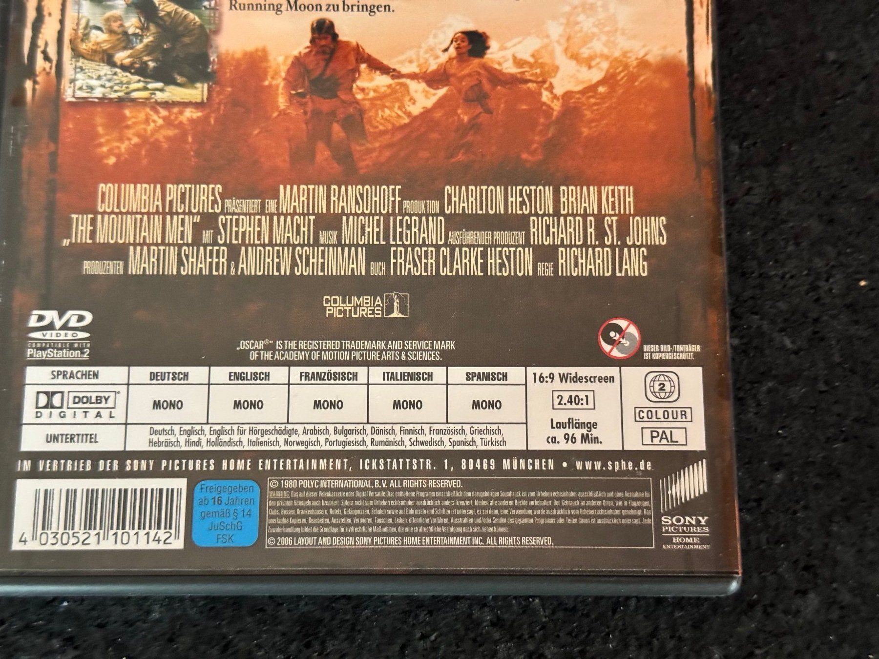 Alle DVDs: Duell am WINDRIVER "The Mountain Man" DVD DE/EN/FR/IT/SP – Gebraucht aus Fribourg von tschjoly 3