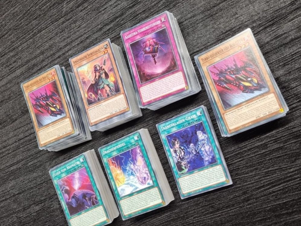 Yu-Gi-Oh! 200 Card Bulk Lot  160 Commons, 30 Holos, 10 Rares  1st Edition  Mix, English