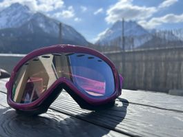 Maschera da snob:sci Smith, viola, come nuova!Affare! 46