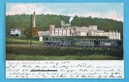Rheinfelden - Bierbrauerei - Dampfeisenbahn nach Zürich 1904